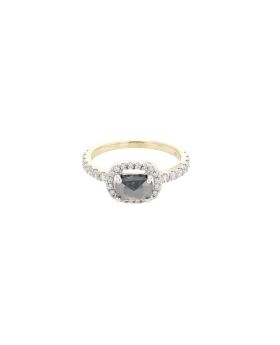 East West Oval Ring Yellow