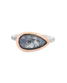 E-W S+P Pear Ring RTT