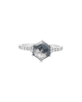 Geometric Hex S+P Ring