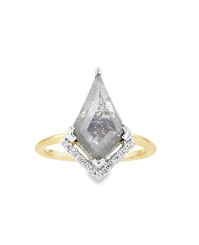 Double Halo S+P Ring Rose