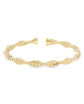 Thin Single Twist Bangle