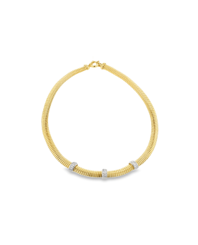 Three Station Necklace